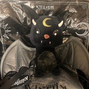 ⭐️ 🌙 KILLSTAR ⭐️ KREEPTURES VAMPIRE BAT BACKPACK🌙 comes with a free  mini bag